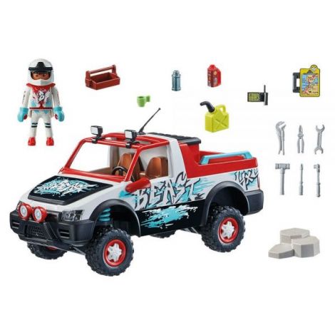 Playmobil Masinuta de Raliu - Aventura pe 4 Roti - imagine 6