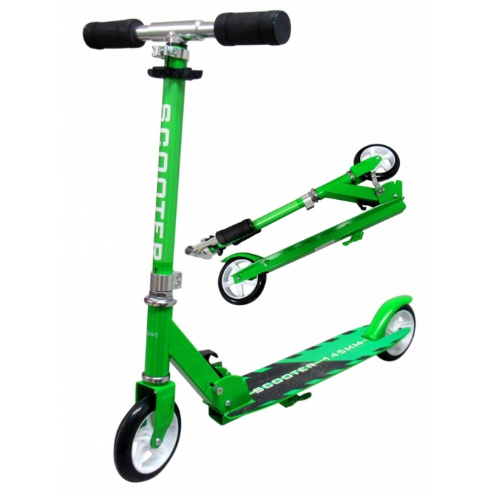 Trotineta R-Sport H6 Verde Pliabila, Frana Picior - imagine 3