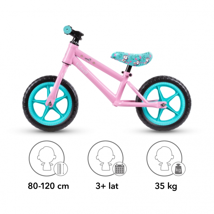 Bicicleta Kidwell Unicorn 12" Fără Pedale - imagine 4
