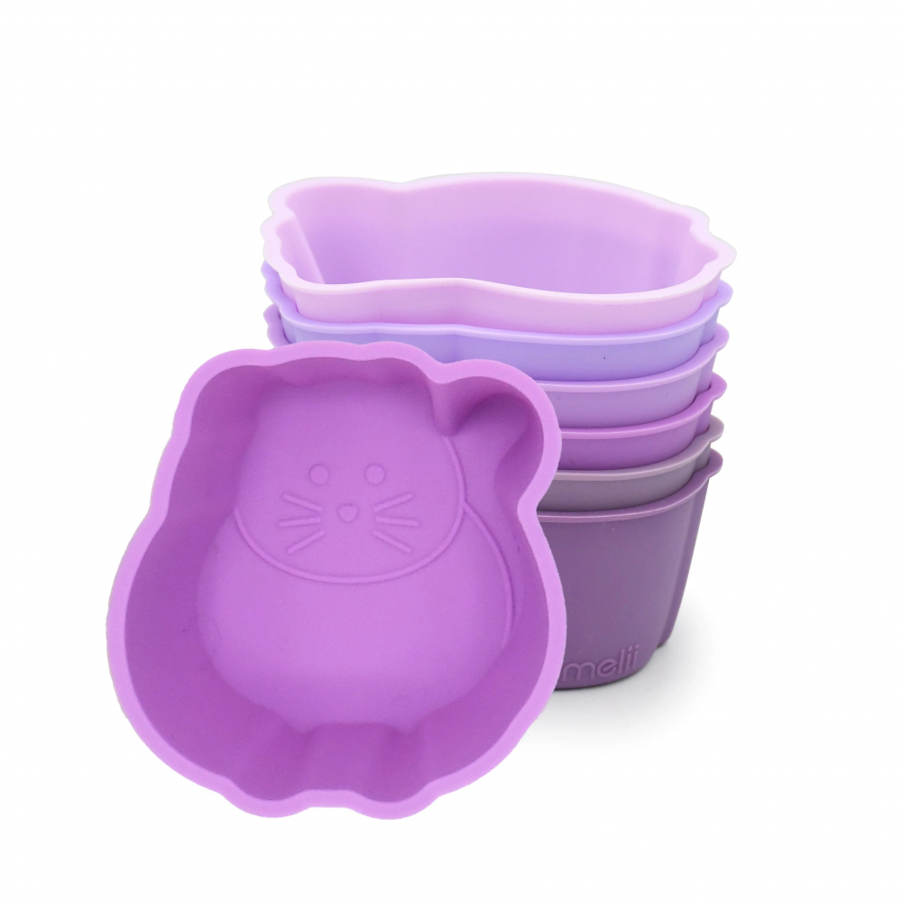 Set 6 Forme Silicon Pisica Melii | Organizare Mese - imagine 2