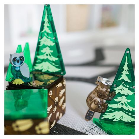 Magna-Tiles Forest Animals - Joc Creativ Magnetic - imagine 4