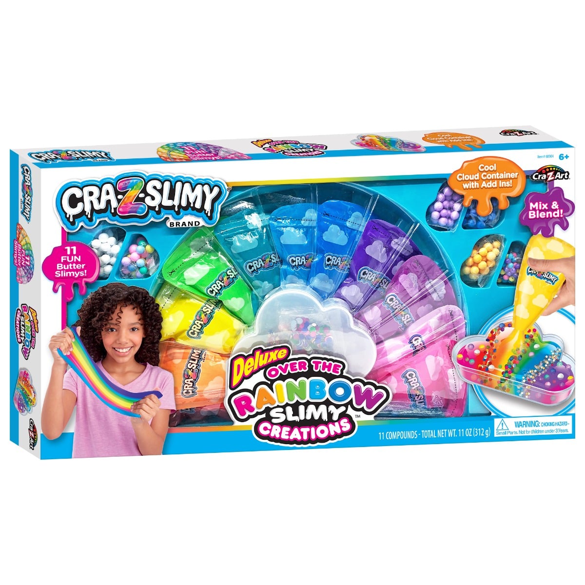 Set Slime Cra-Z-Art Deluxe Over The Rainbow, Creativ