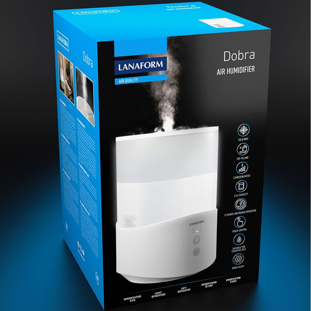 Umidificator si Difuzor Aroma 2-în-1 Lanaform Dobra - imagine 5