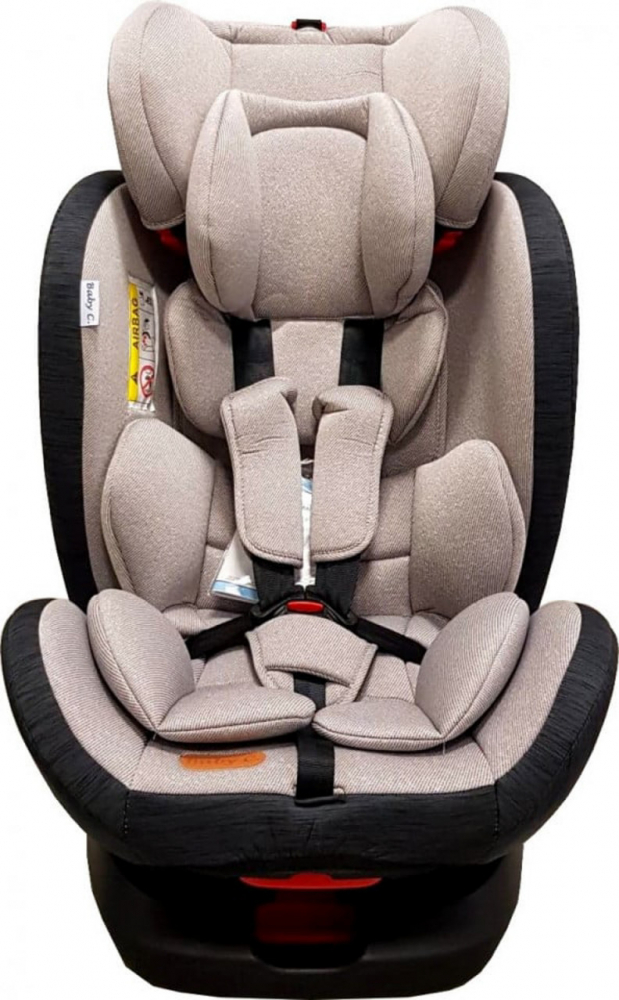 Scaun Auto Baby Care 360° Isofix Gri