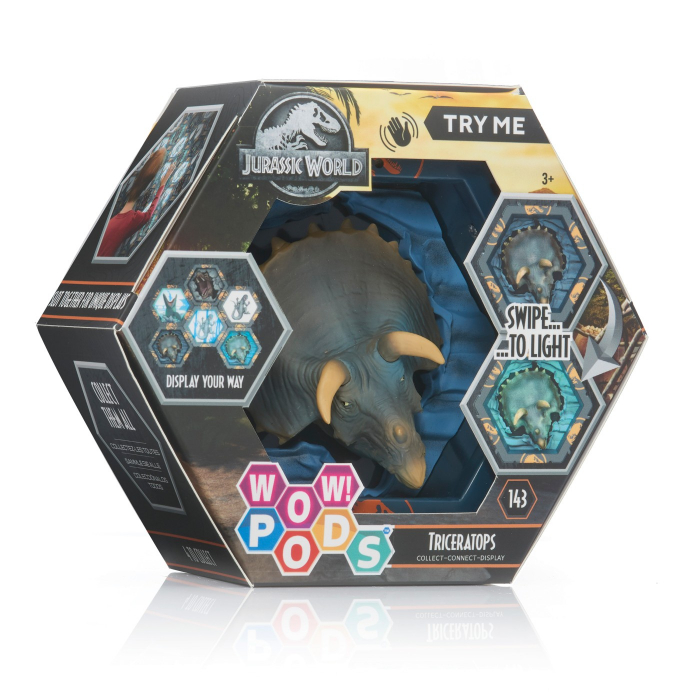Wow! Pods Dino Triceratops cu Efecte Sonore