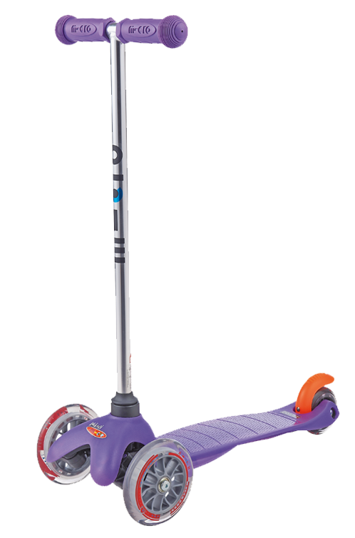 Trotineta Mini Micro Classic Purple, 2-5 Ani - imagine 2