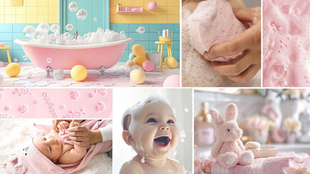 Burete Baie Copii Babyono Roz | Igienă Sigură