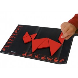 Tangram Magnetic Miniland | Joc Logică și Creativitate