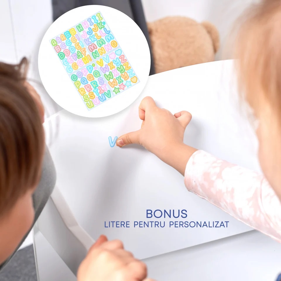 Masa Suporto cu Tabela Lego pentru Copii - imagine 2