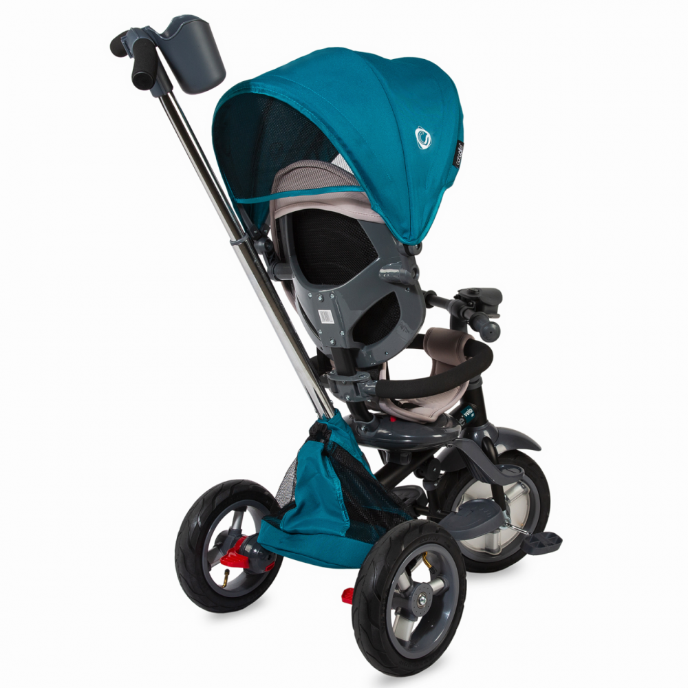 Tricicleta Coccolle Velo Air 4in1 Verde, Pliabila