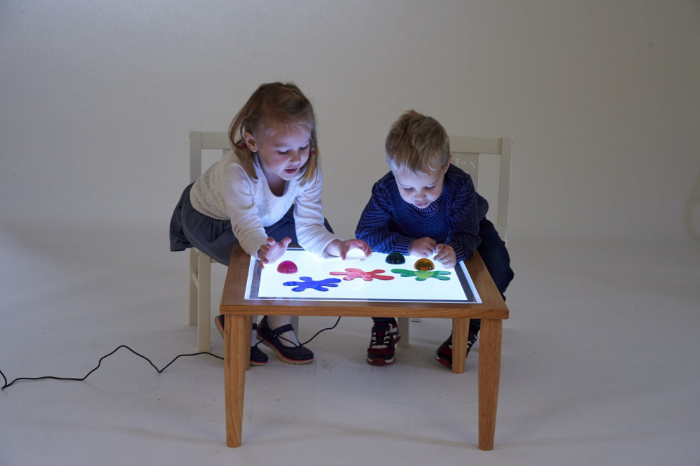 Masa Senzorială TickiT Luminos - Învățare Interactivă - imagine 8