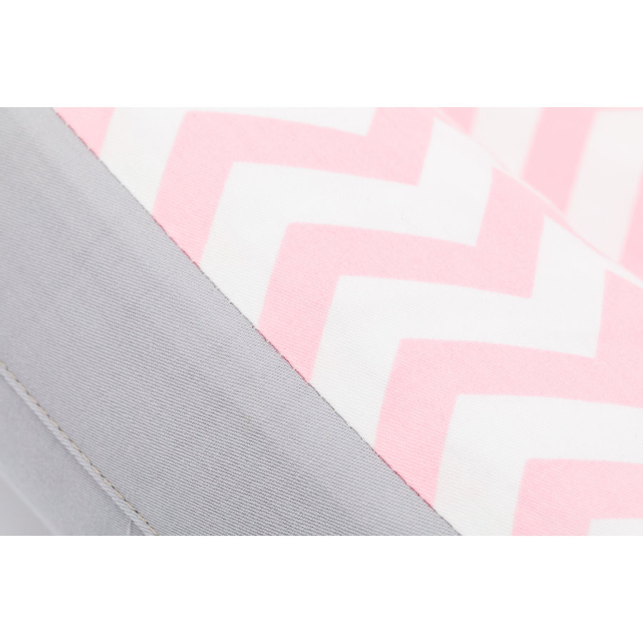 Baby Nest Fillikid Pink 90x40 cm, Detasabil - imagine 5
