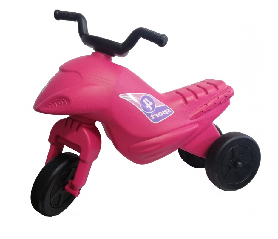Tricicleta Dohany Mini SuperBike Roz, 2-4 Ani - imagine 2