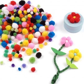 Set 500 Mini Ciucurei Pom-Pom Baker Ross