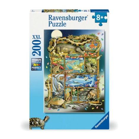 Puzzle Reptile Ravensburger 200 Piese, Aventură - imagine 2