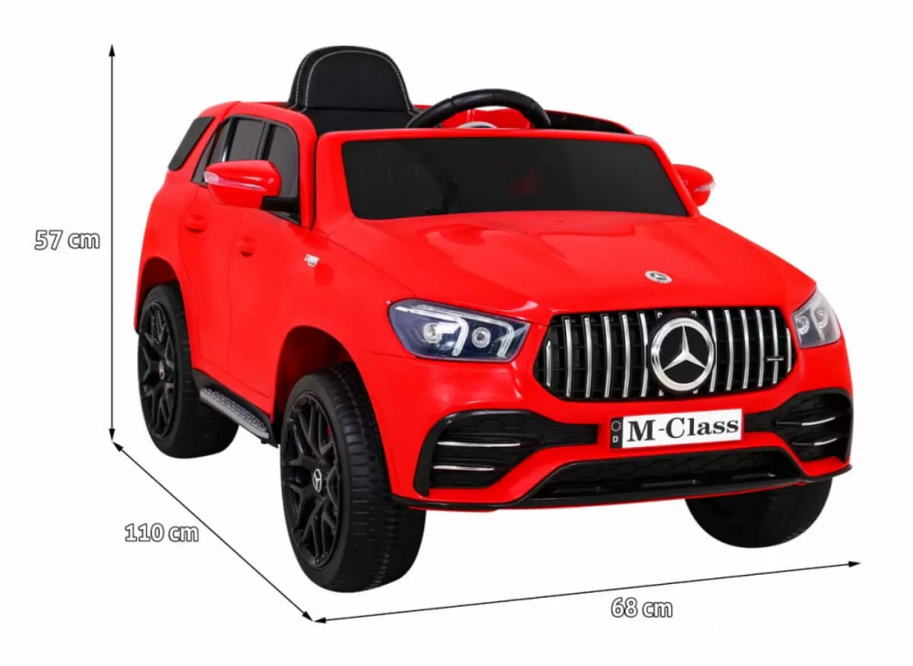 Mercedes M Class Red 70W - Masinuta Electrica Nichiduta - imagine 8