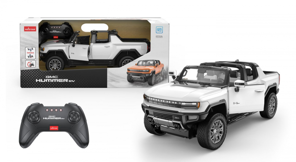 Masina RC GMC Hummer EV Alba 1:16 Rastar