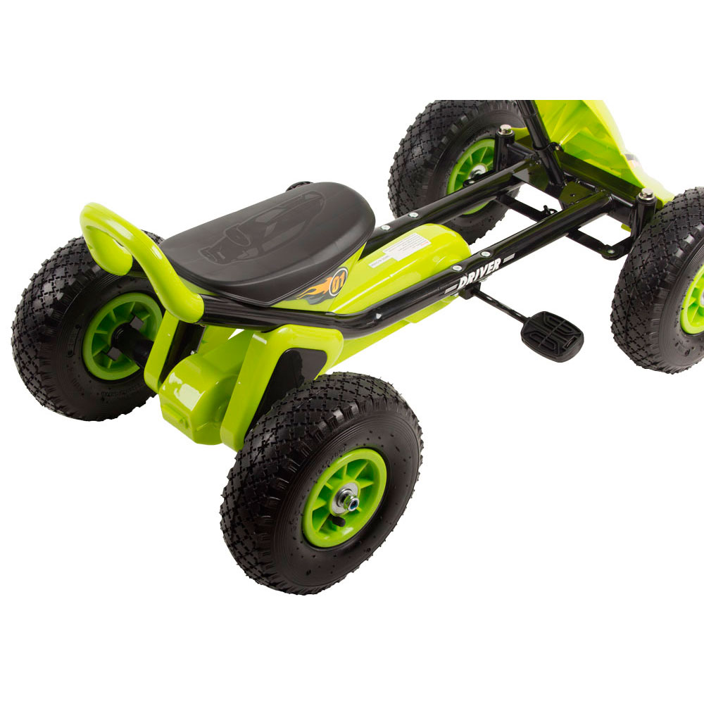 Kart Kidscare Verde cu Pedale - Aventură Active! - imagine 4