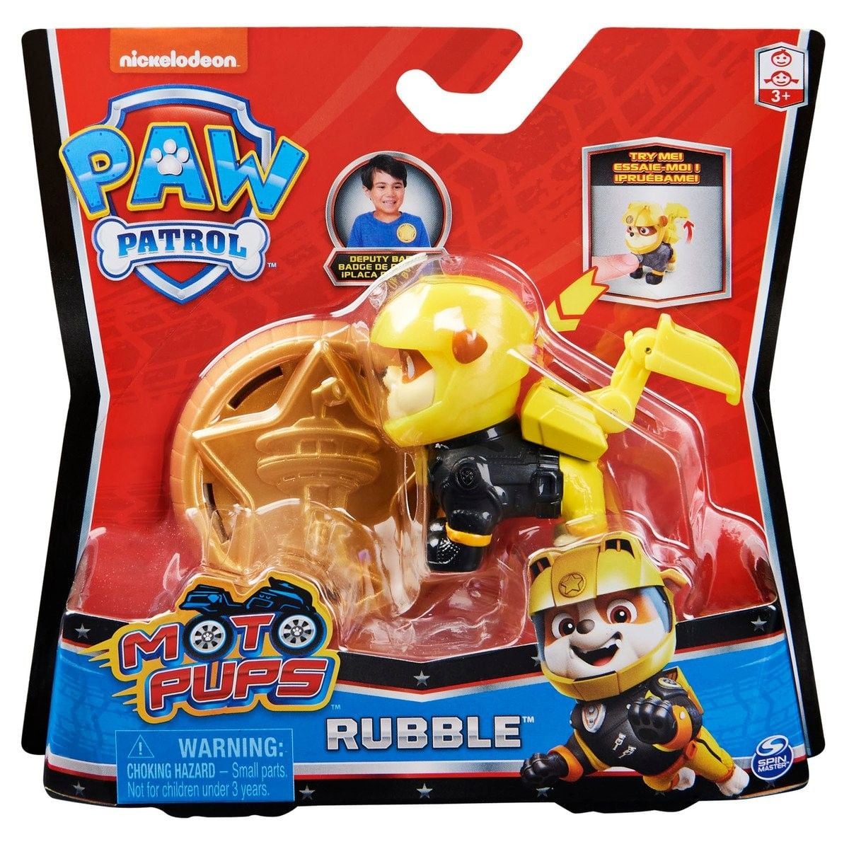 Figurina Paw Patrol Moto Pups Rubble