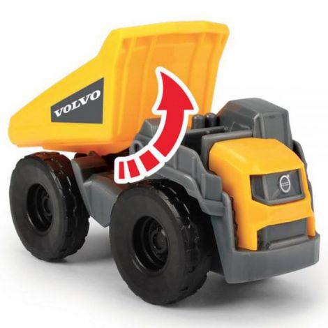 Dickie Toys Mack Volvo Micro Builder cu Remorcă - imagine 4