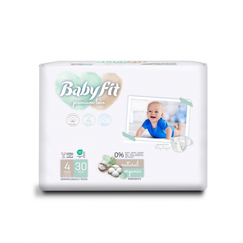 Baby Fit Eco Scutece nr.4 Maxi 30 buc