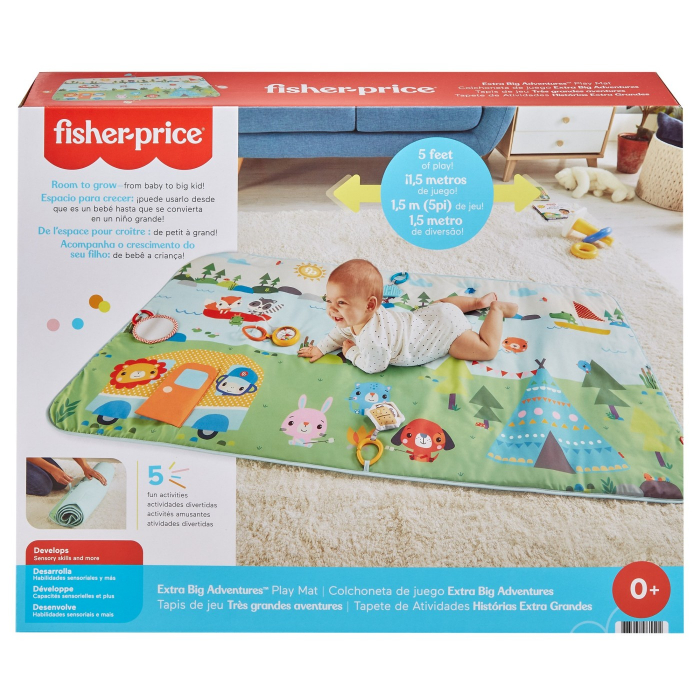 Covoras Fisher-Price 150cm Adventures 0m+