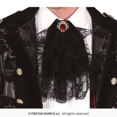 Jabou Negru Widmann - Accesoriu Vampir Halloween - imagine 3