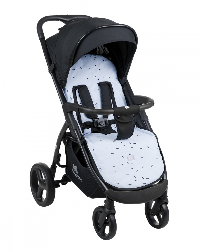 Saltea Carucior KikkaBoo Bear Blue, Confort Maxim