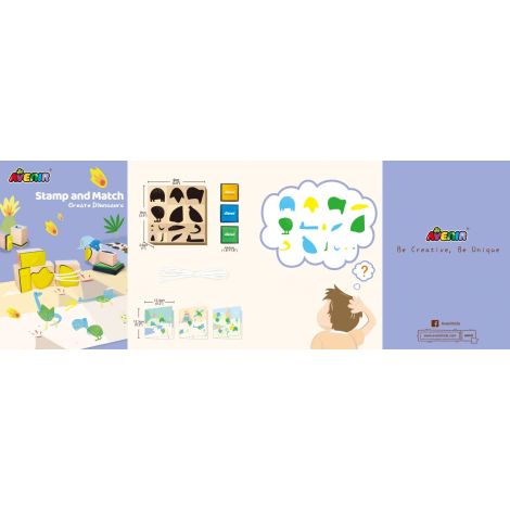 Avenir Set Stampile Dinozauri - Creativitate - imagine 6