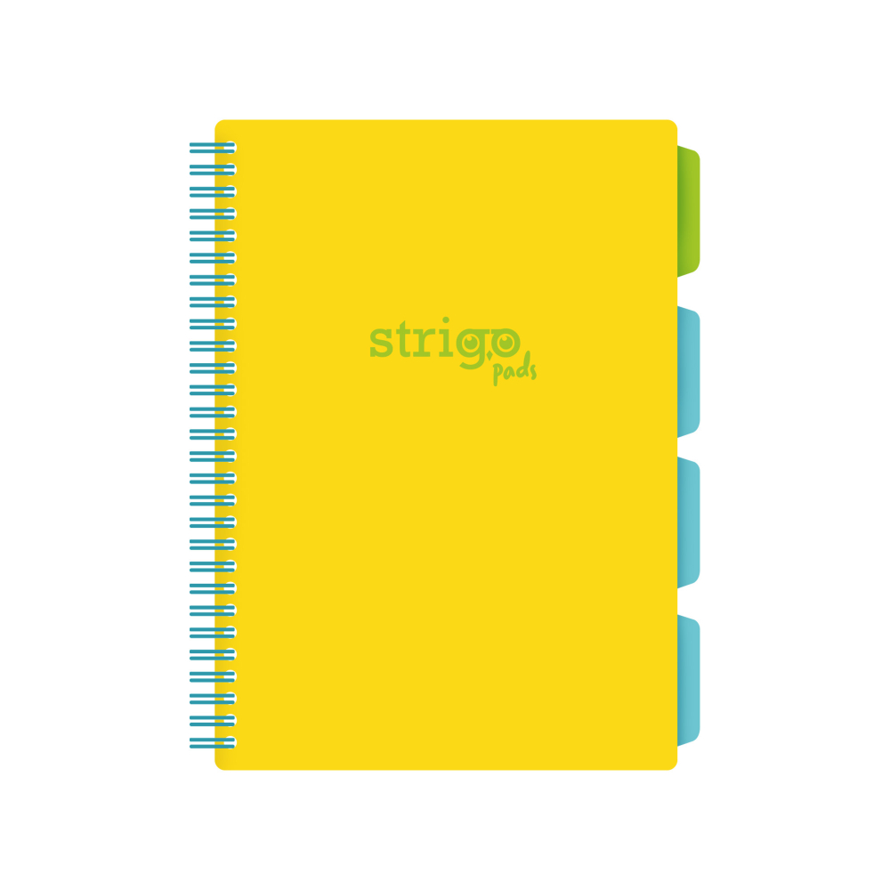 Caiet Strigo B5 Project Book Galben Neon, 200 pag.