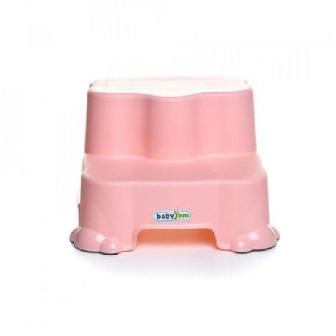 BabyJem Step Stool Roz | Inaltator 2 Trepte Copii - imagine 7