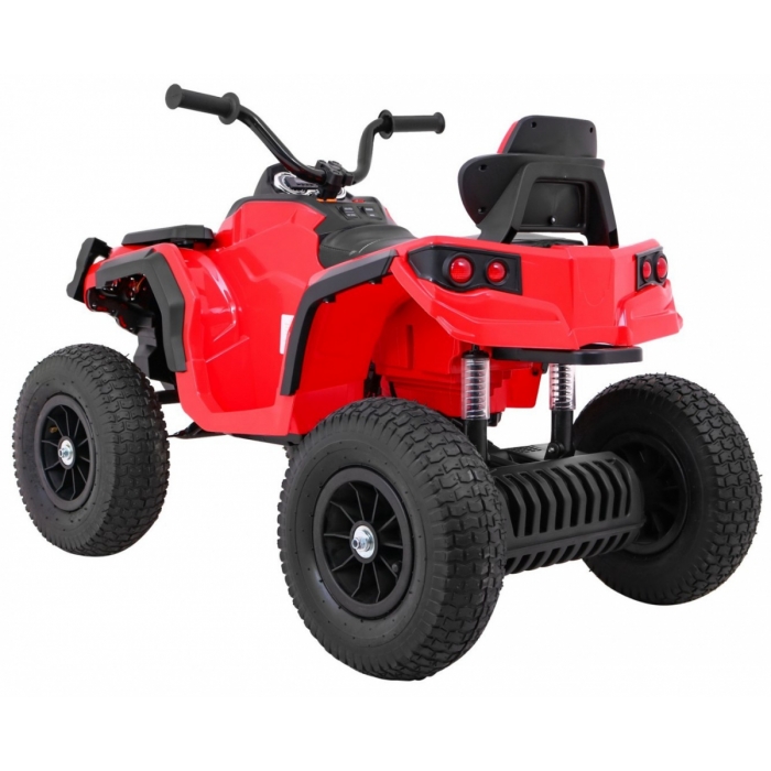 ATV Electric Ramiz Rosu, 90W, Cu Sunete si Suspensii - imagine 8