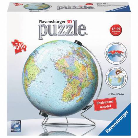 Puzzle 3D Pământul 540 piese - Ravensburger