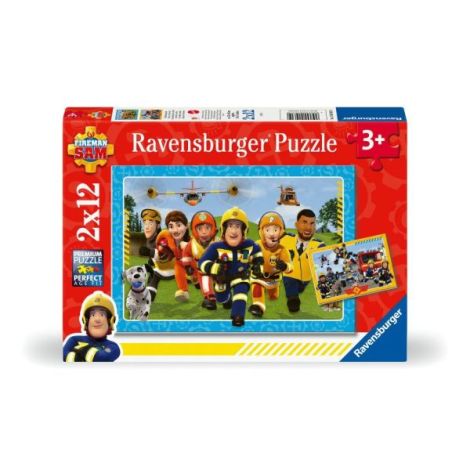 Puzzle Pompierul Sam 2x12 Piese - Ravensburger - imagine 5