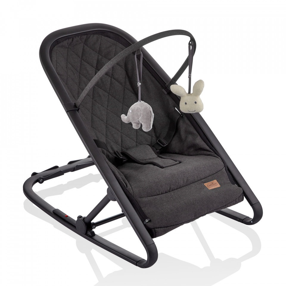 Fotoliu Balansoar BabyJem Antracit Ergonomic