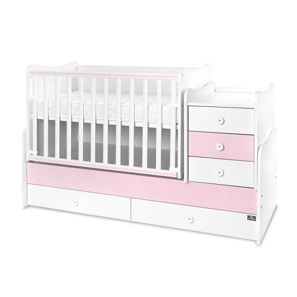Lorelli Maxi Plus Trio White - Pat transformabil 3-în-1