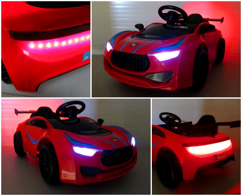 Masinuta Electrica Cabrio B5 Rosu | Autokids - imagine 6