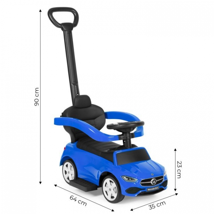 Ecotoys Mercedes C Class cu maner impins - imagine 3