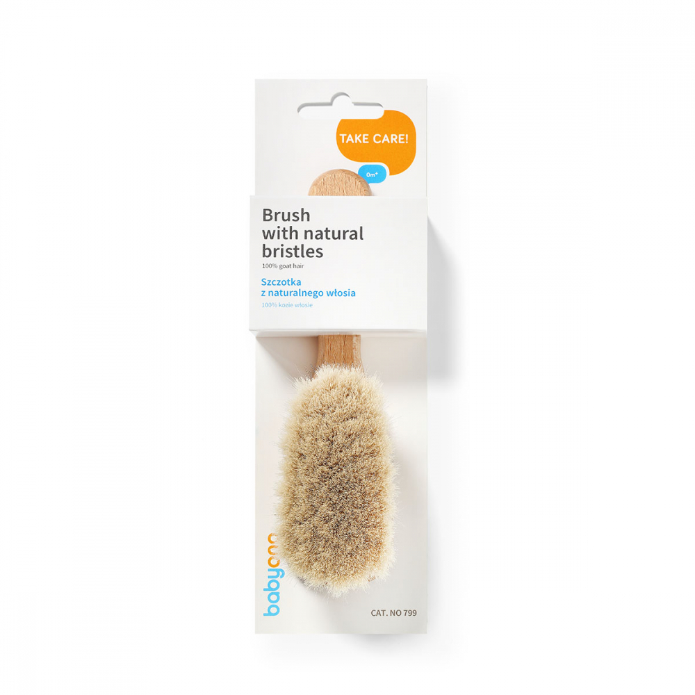 Perie Baby Ono cu peri naturali din păr de capră - imagine 4