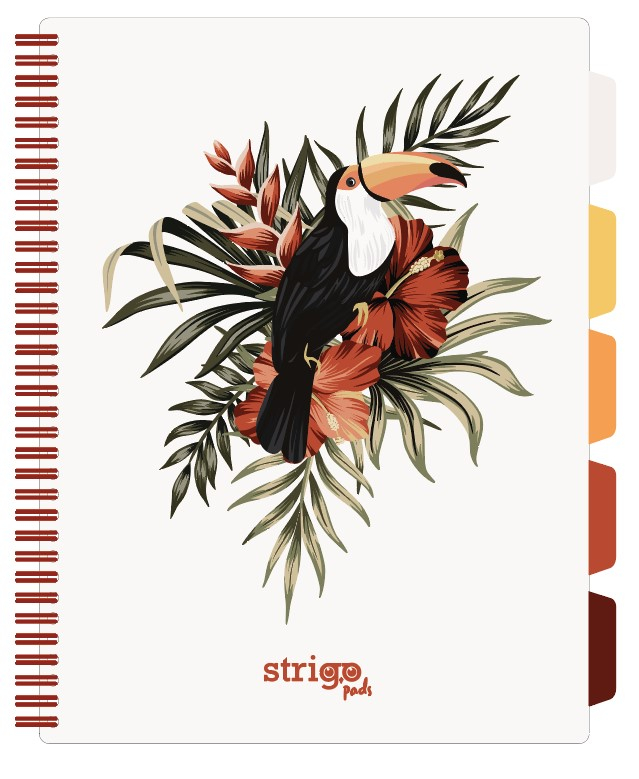 Caiet Spirala Strigo Tropical A4 Matematică