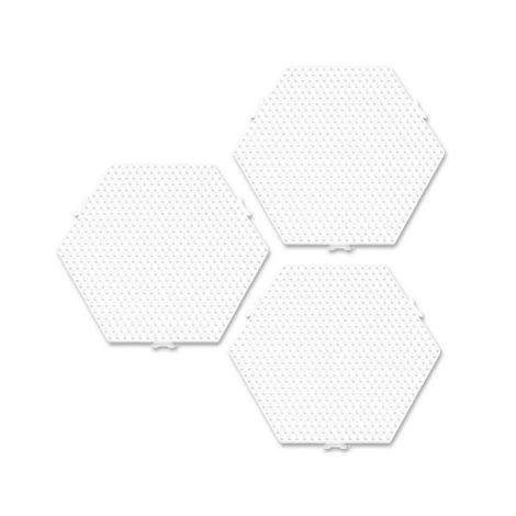 Set 3 placi Beedz Ses Creative - Margele hexagon - imagine 2