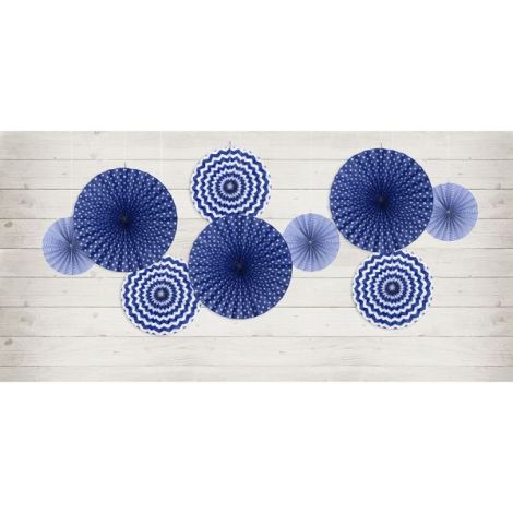 Party Deco Rozete Bleu Decor Petrecere 3buc - imagine 2