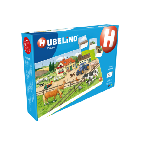 Puzzle Hubelino Ferma 35 piese - Educativ - imagine 4