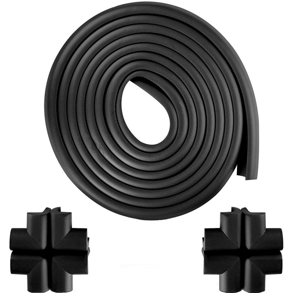 Set Protectie Bambinice 6m + 8 Colturi Negru - imagine 3