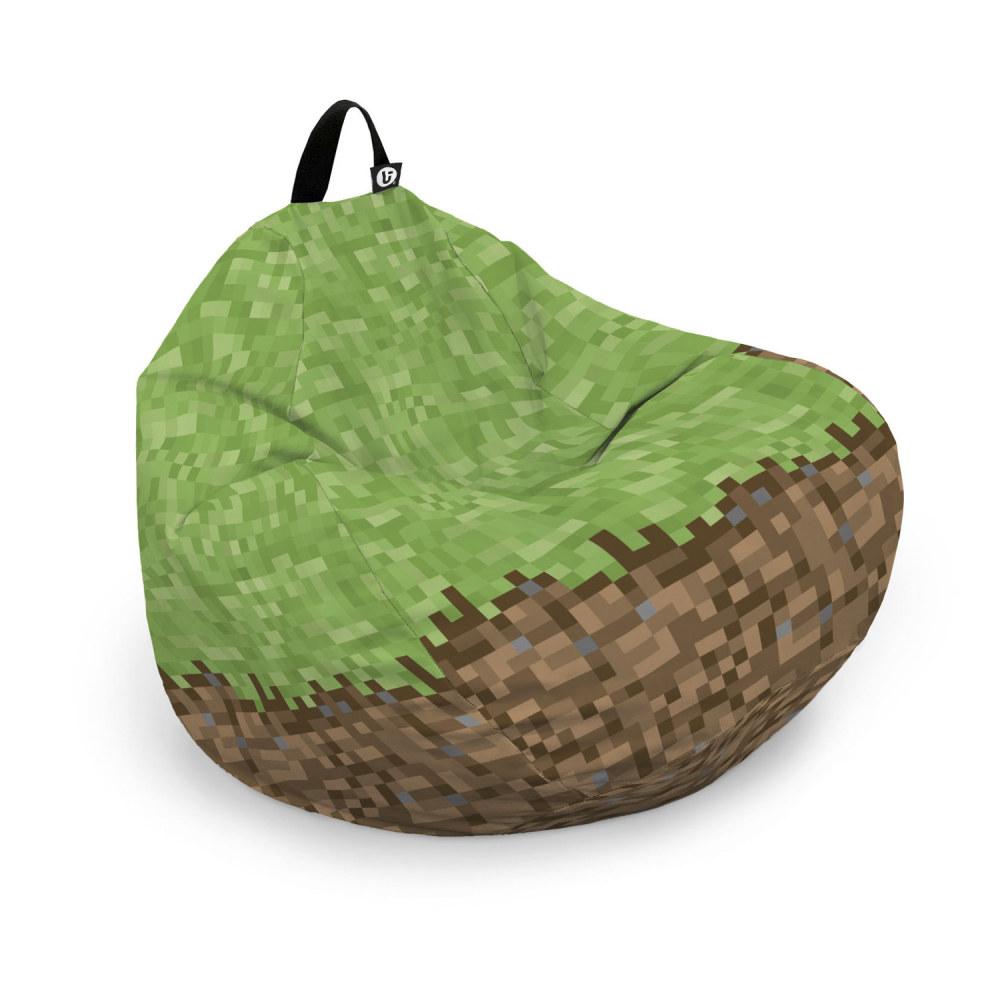 Husă Bean Bag Minecraft Iarbă Updeco - imagine 6