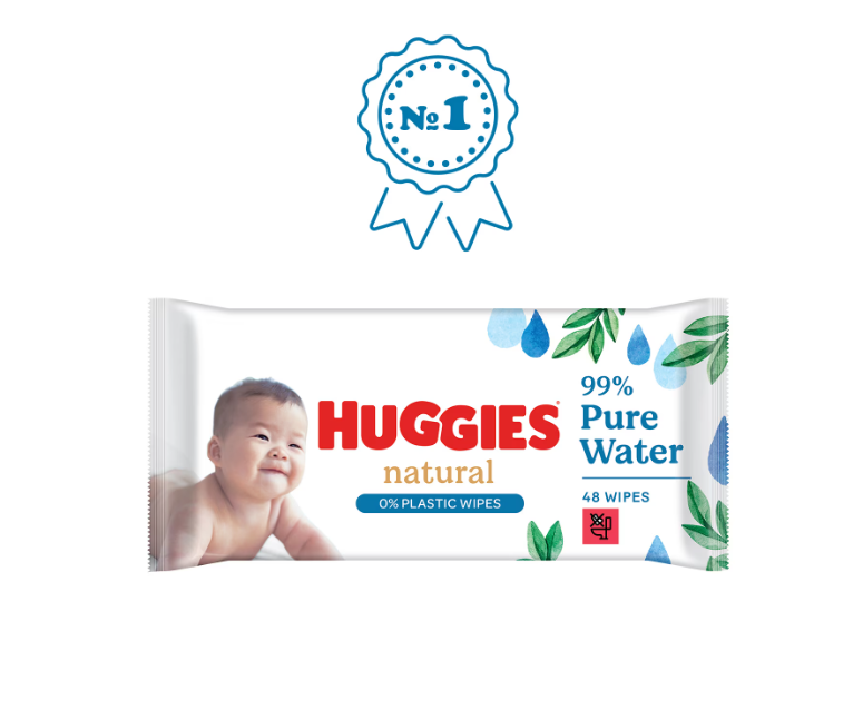 Huggies Natural Biodegradabile 576 buc - imagine 3