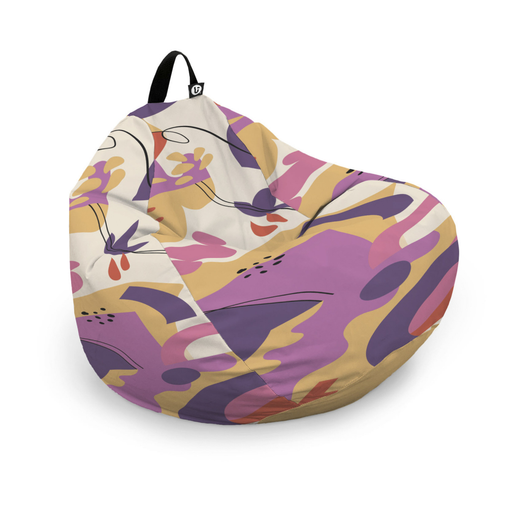 Husa Bean Bag Para XL Abstract Jungle Mov - Updeco - imagine 6