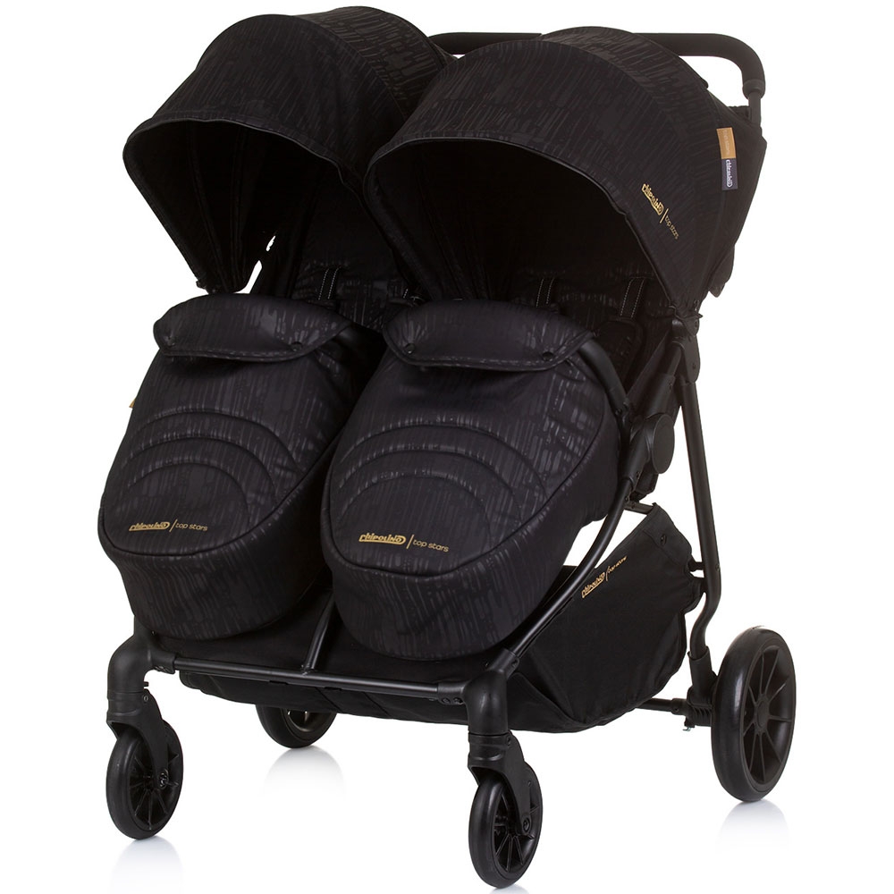 Carucior gemeni Chipolino Top Stars, Obsidian, 0-15kg