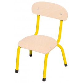 Scaun Grădiniță Bambino Galben, Ergonomic, Marimea 0