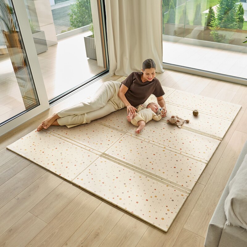 Covoras Pliabil Lionelo Zora Bej 180x200 cm - imagine 3